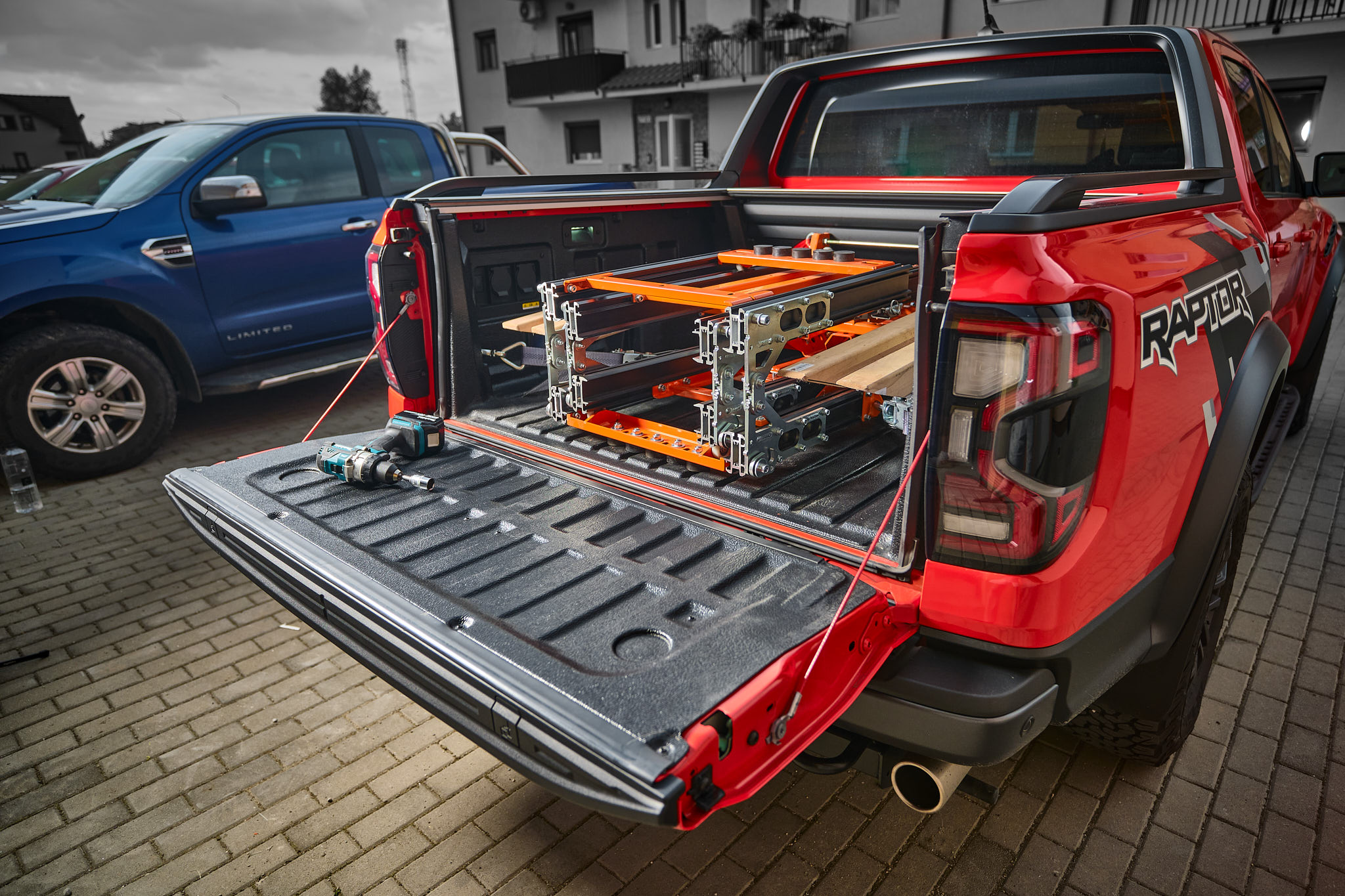 AUN 250 Motorcycle Loading Ramp Folded